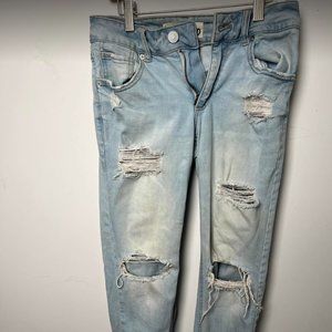 Garage - Light Blue Ripped Jeans